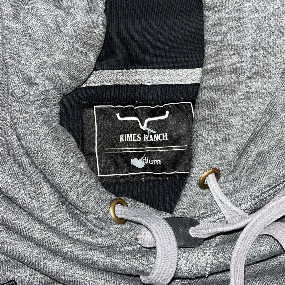 Kimes Ranch Charcoal Gray Hoodie - Picture 3 of 4